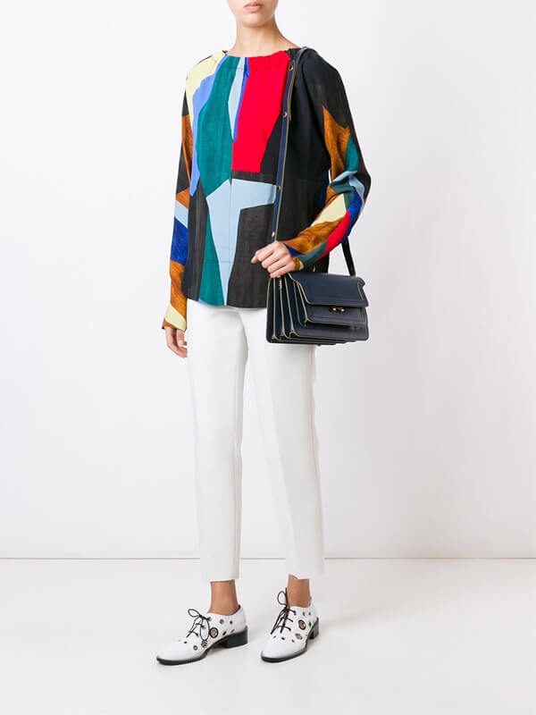 ☆Trunkマルニ バッグ コピー ショルダーバッグ Navy Blue marni6