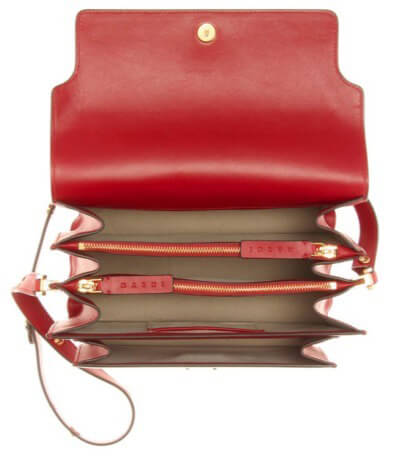 マルニ バッグ コピー Trunk ショルダーバッグ RED