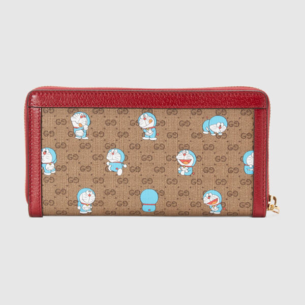 【注目コラボ】グッチ DORAEMON 偽物 財布 ジップアラウンドウォレット gucci0114