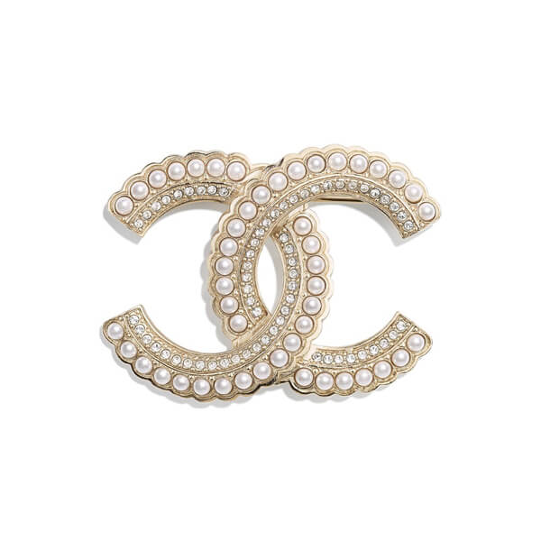 シャネル ブローチ 偽物 激安 chanel CCブローチ ココマークアクセパール BROOCH chanel21483