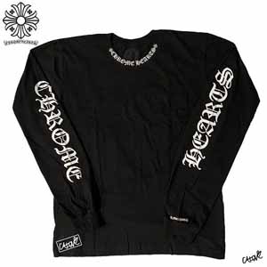 クロムハーツ ロンt 偽物 コピー ネックレター ロンT CHスクロール Tシャツ スーパーコピー chromehearts34