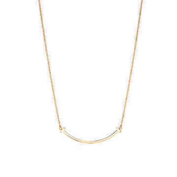 石原さとみ着用 ティファニー スマイル ネックレス 芸能人 Tスマイル 偽物★ペンダント 3色 TIFFANYT