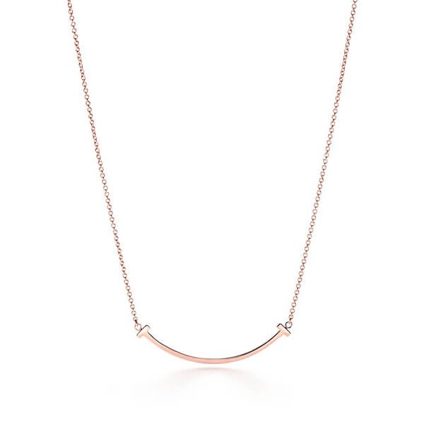 石原さとみ着用 ティファニー スマイル ネックレス 芸能人 Tスマイル 偽物★ペンダント 3色 TIFFANYT