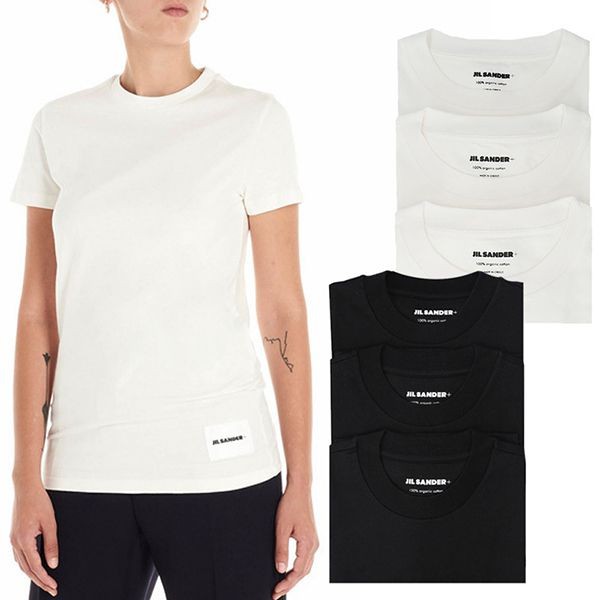 ジルサンダー 裾ロゴ 半袖 Tシャツ スーパーコピー 3pac「1点ご購入で1点プレゼント！」