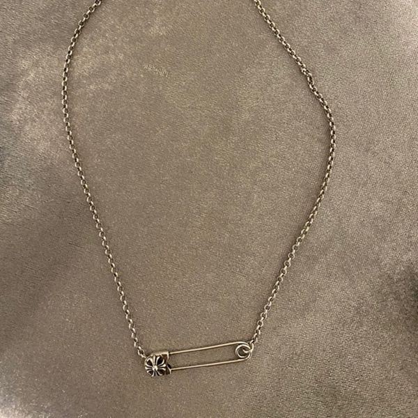 クロムハーツ Safety Pin ネックレス 偽物 チェーン コピー