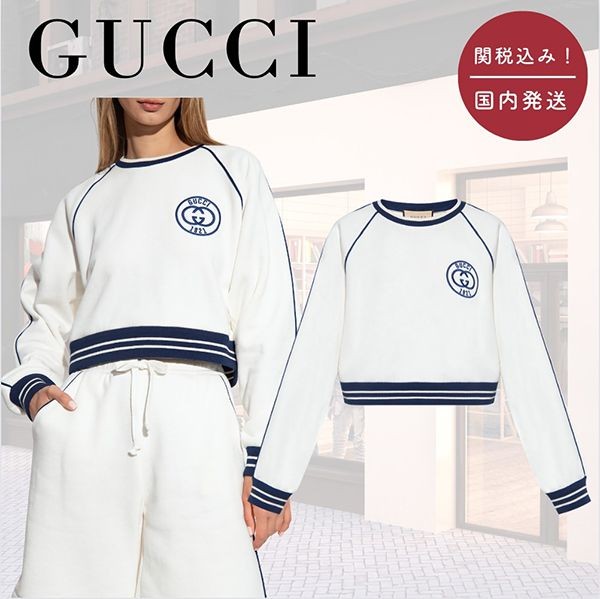 グッチ 偽物☆エンブロイダリー付き スウェットパーカー gg08192