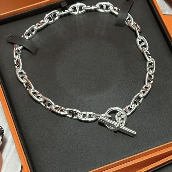 エルメス シェーヌダンクル 偽物 エルメス ネックレス スーパーコピー H101262B00