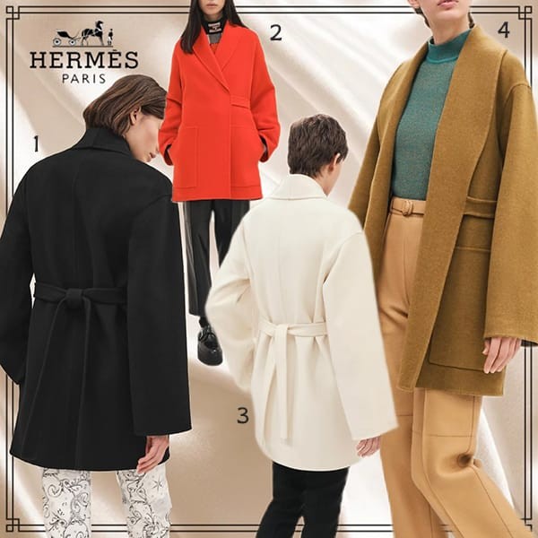 激安価格！エルメス コピー ラップインスピレーションコート 4色 H3H0125DA0234
