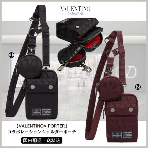 コラボ商品【ヴァレンティノ PORTER 偽物】ショルダーポーチvltn5101