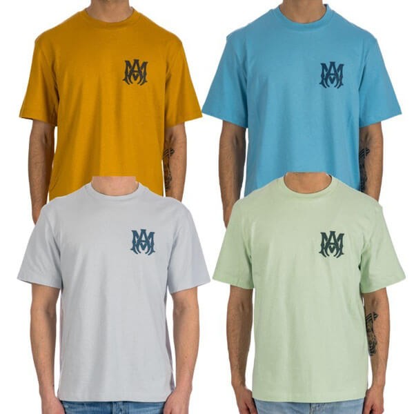 AMIRI MAロゴ コットン Tシャツ ショートスリーブ 6色 amiritshirt
