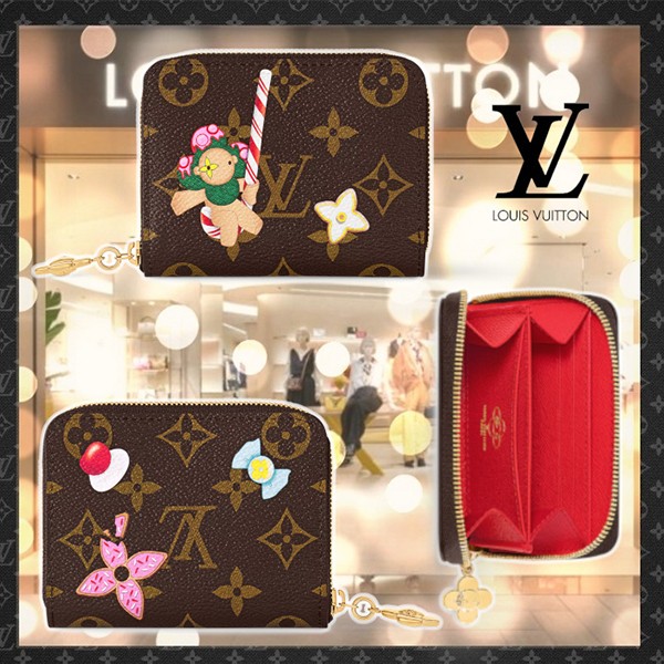 クリスマス限定 ルイヴィトン☆ジッピーコインパース 偽物 ビビアンヌ M12210