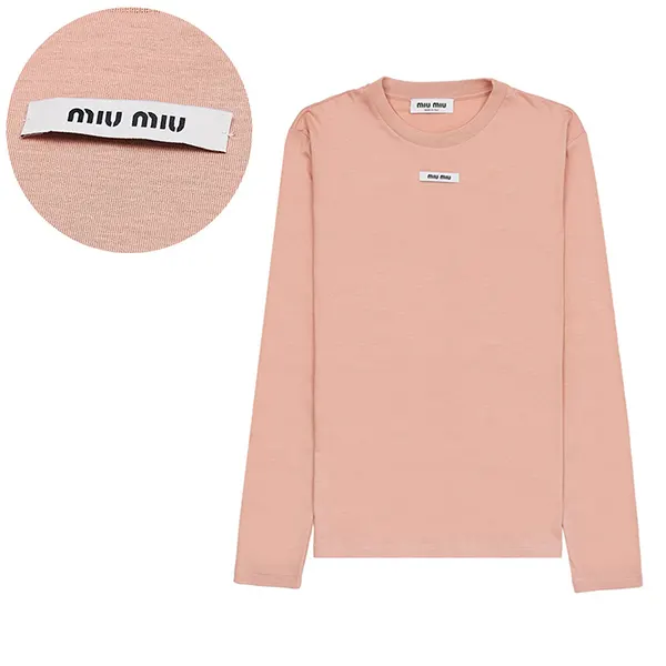 ミュウミュウ コットン Tシャツ 激安 MJL963 1YXU F0236