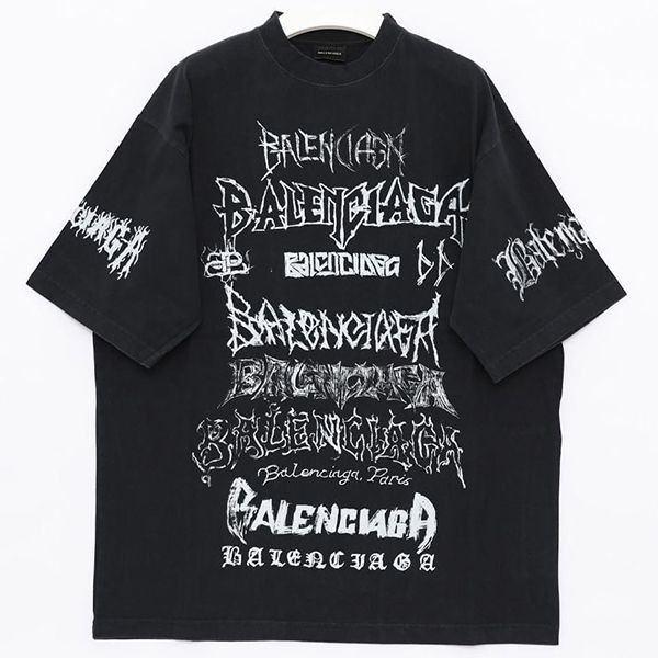 【バレンシアガ】DIY METAL Tシャツ 偽物ラージフィット ha250530