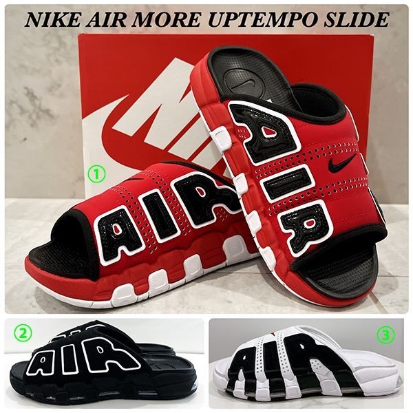 人气沸騰！モアテン サンダル 偽物 AIR MORE UPTEMPO SLIDE エアモアアップテンポ サンダル 偽物