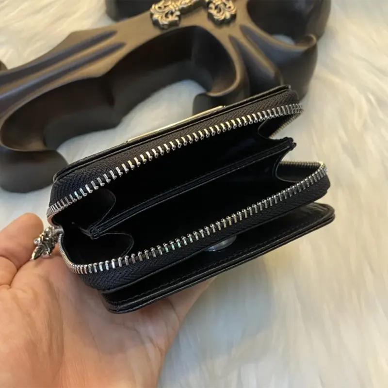 超人気★送料無料 クロムハーツ 財布 スーパーコピー スクウェアジップ ウォレット 財布 2色 Chromehearts53