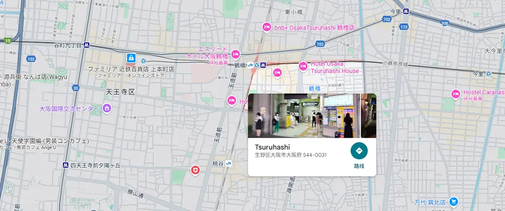 鶴橋 コピー品 場所