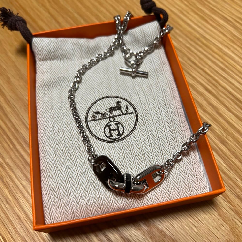 人気商品★【センスの良さを感じさせる】エルメス ネックレス n級品 マイヨンh100042fp03