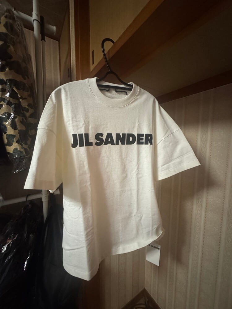 ジルサンダー tシャツ 偽物 ロゴプリント ロゴT コピー JSMS707045-MS248708