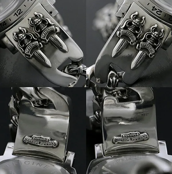 クロムハーツ パネライ 偽物 OFFICINE パネライ ラージリンク ルミノール GMT フリンケ ダガー ファンシー 自動巻き 腕時計 00029