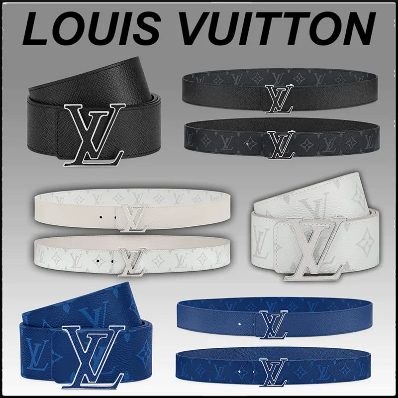ルイヴィトン リバーシブル ベルト LV イニシャル サンチュール M0157U M0158U M0159U