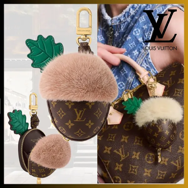 【小物収納可能】ルイヴィトン コピー ドングリ ポーチチャーム バッグチャーム･LV エイコーン ポーチ M03277