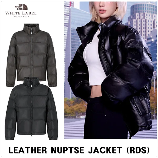 ノースフェイス LEATHER ヌプシ 偽物 ジャケット★26AW★男女 NJ1DR54