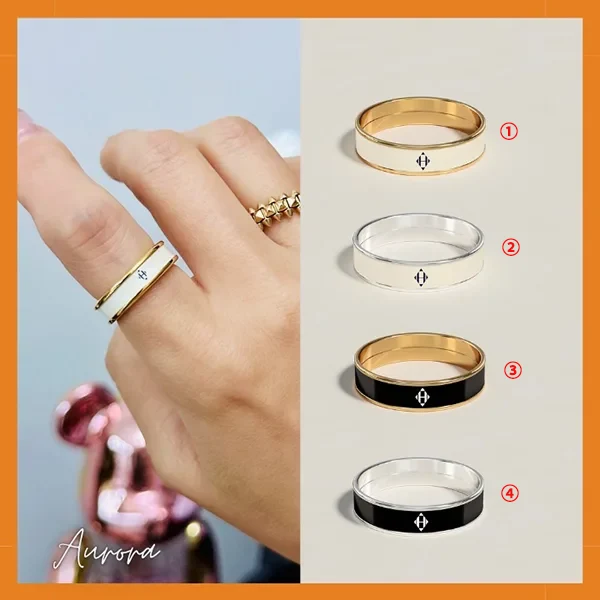 ペアや重ね付けに♪シンプル[エルメス]リング 指輪 ＜ユニ＞PM H405300F