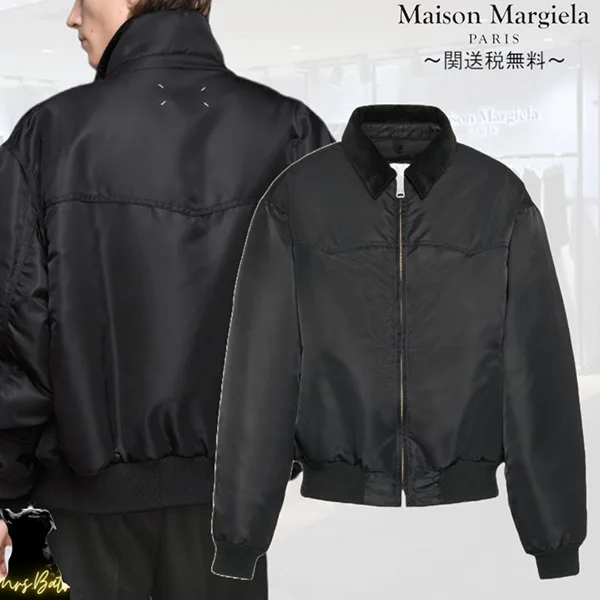 マルジェラ コピー Velvet collar bomber ジャケット★S67AM0106M35662900 限定セール