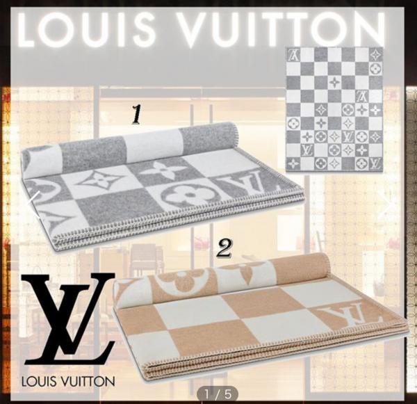 ルイヴィトン プレッド・LV チェックメイト ブランケット コピー 2色 M77861