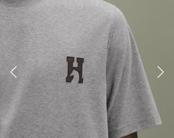 エルメス 「HCheval」ミニレザーパッチTシャツ H567810HA64LA